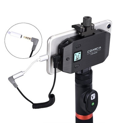 Петличный радио микрофон CoMica CVM-WS50(A) для смартфона