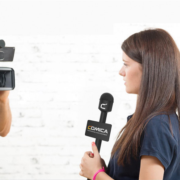 Микрофон репортажный Comica HRM-C (всенаправленный, динамический  для камеры)