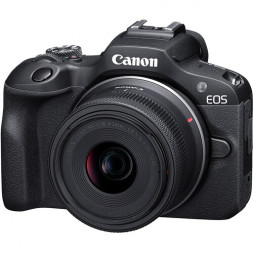 Фотоаппарат беззеркальный Canon EOS R100 Kit RF-S 18-45mm F4.5-6.3 IS STM+55-210 IS STM черный в Москве