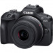 Фотоаппарат беззеркальный Canon EOS R100 Kit RF-S 18-45mm F4.5-6.3 IS STM+55-210 IS STM черный