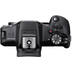 Фотоаппарат беззеркальный Canon EOS R100 Kit RF-S 18-45mm F4.5-6.3 IS STM+55-210 IS STM черный в Москве