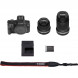 Фотоаппарат беззеркальный Canon EOS R100 Kit RF-S 18-45mm F4.5-6.3 IS STM+55-210 IS STM черный