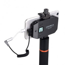 Петличный радио микрофон CoMica CVM-WS50(B) для смартфона в Москве