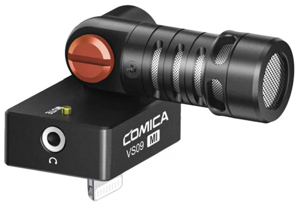 Петличный микрофон Comica CVM-VS09 MI Lightning для Apple