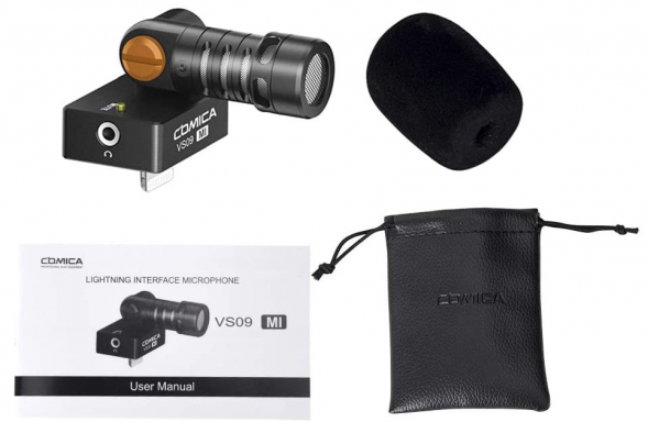 Петличный микрофон Comica CVM-VS09 MI Lightning для Apple