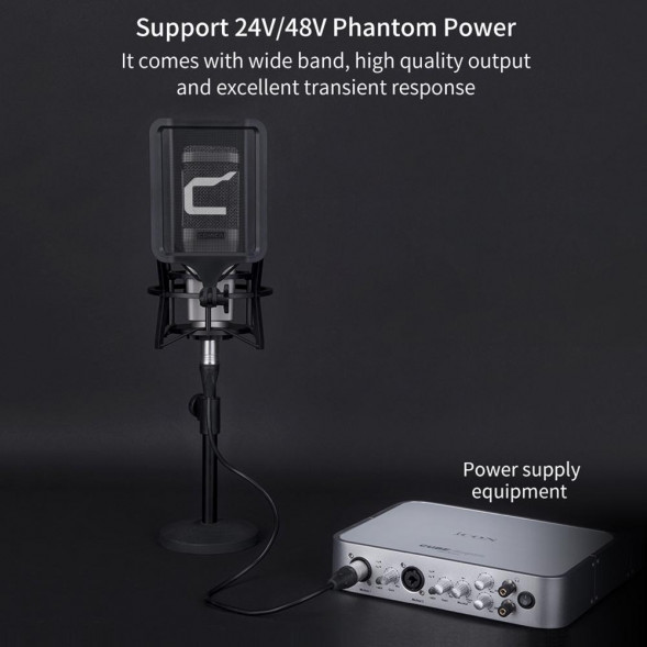 Микрофон Comica STM01 (профессиональный, студийный  для камеры)