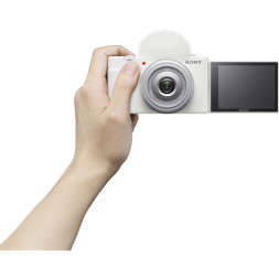 Камера для блогинга Sony ZV-1F, белый в Москве