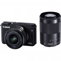 Фотоаппарат беззеркальный Canon EOS M 10 KIT 15-45 IS STM+55-200 IS STM в Москве