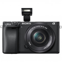 Фотоаппарат беззеркальный Sony Alpha ILCE-6400 Kit E PZ 16–50 мм F3.5–5.6 OSS (SELP1650), черный в Москве