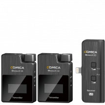 Беспроводной петличный микрофон Comica BoomX-D MI2  (TX+TX+MI RX) для Apple Lightning в Москве
