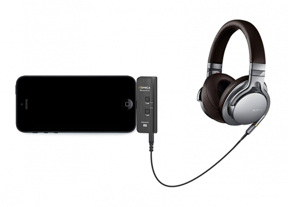 Беспроводной петличный микрофон Comica BoomX-D MI2  (TX+TX+MI RX) для Apple Lightning