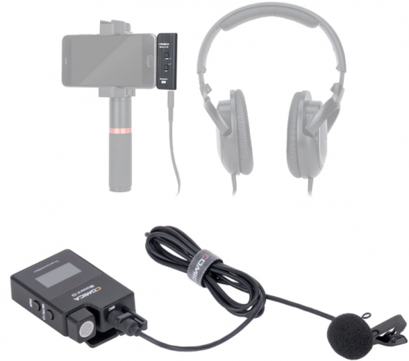 Беспроводной петличный микрофон Comica BoomX-D UC2 (TX+TX+UC RX) 2,4G для смартфонов с разъемом USB-C