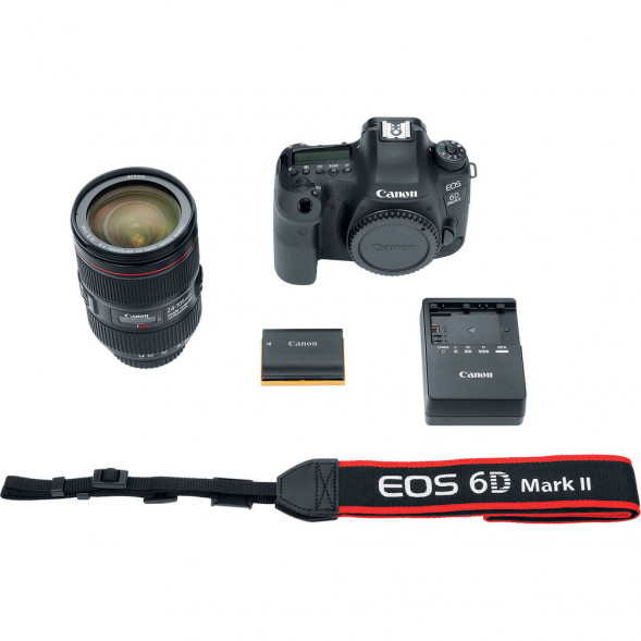 Фотоаппарат зеркальный Canon EOS 6D Mark II Kit EF 24-105mm 1:4 L IS II USM