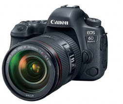 Фотоаппарат зеркальный Canon EOS 6D Mark II Kit EF 24-105mm 1:4 L IS II USM в Москве