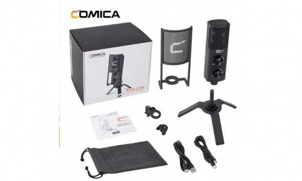 Студийный микрофон Comica STM-USB конденсаторный