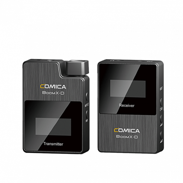 Беспроводной петличный микрофон Comica BoomX-D1 (TX+RX) 2,4G для камеры, смартфонов