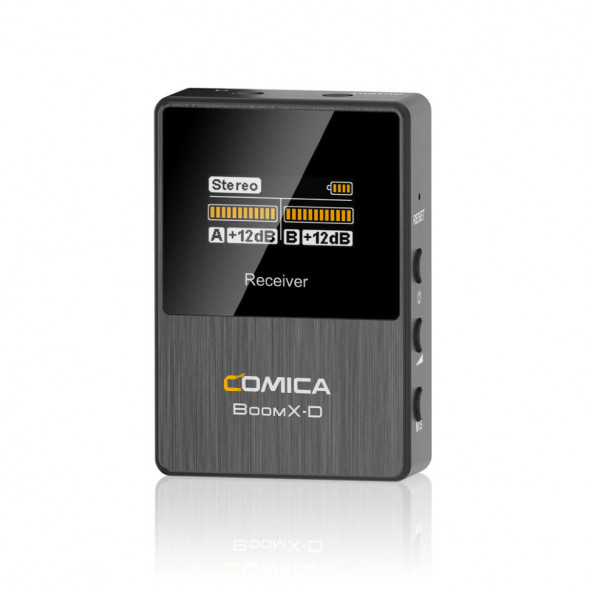 Беспроводной петличный микрофон Comica BoomX-D2 (TX+TX+RX) 2,4G для камеры, смартфонов
