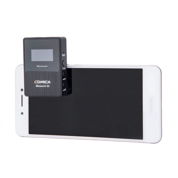 Беспроводной петличный микрофон Comica BoomX-D2 (TX+TX+RX) 2,4G для камеры, смартфонов