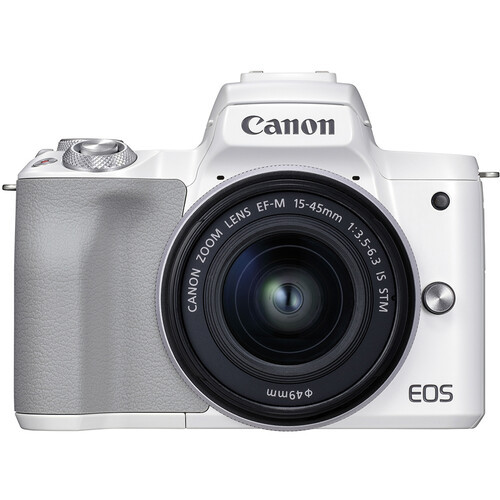 Фотоаппарат беззеркальный Canon M50 Mark II Kit 15-45mm STM White