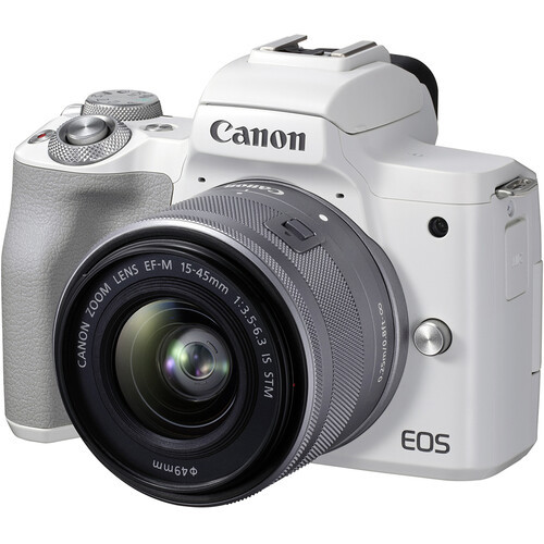 Фотоаппарат беззеркальный Canon M50 Mark II Kit 15-45mm STM White — 