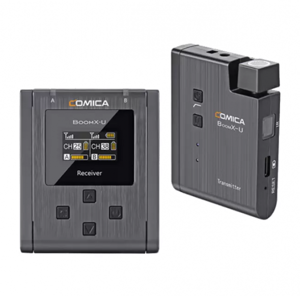 Многофункциональный мини-беспроводной UHF микрофон Comica BoomX-U U1 (TX+RX) 