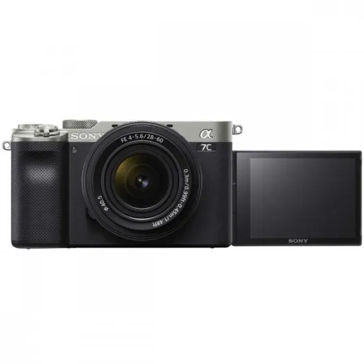 Фотоаппарат беззеркальный Sony Alpha ILCE-7CL Kit 28-60, серебристый