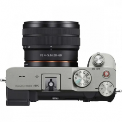 Фотоаппарат беззеркальный Sony Alpha ILCE-7CL Kit 28-60, серебристый в Москве
