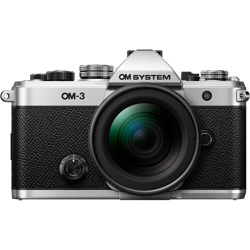 Фотоаппарат беззеркальный OM System OM-3 kit 12‐45mm F4 PRO Silver