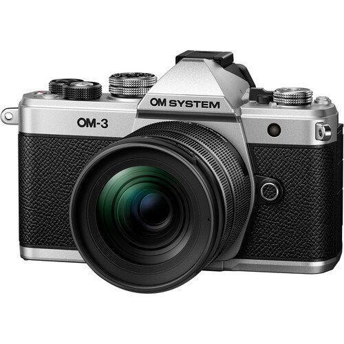 Фотоаппарат беззеркальный OM System OM-3 kit 12‐45mm F4 PRO Silver