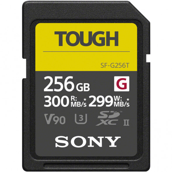 Карта памяти Sony SDXC 256GB Tough UHS-II 299/300Mb/s U3 V90 (SF-G256T)