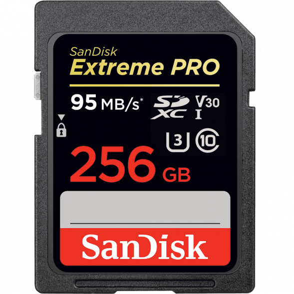 Карта памяти SanDisk Extreme Pro 256GB SDXC UHS Class 3 V30 95MB/s 633x
