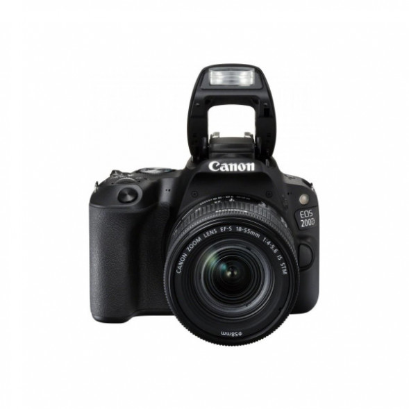 Фотоаппарат зеркальный Canon EOS 200D II Kit 18-55 IS STM Black
