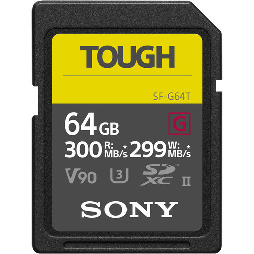 Карта памяти Sony SDXC 64 GB V90 UHS-II 300/299 MB/s — 