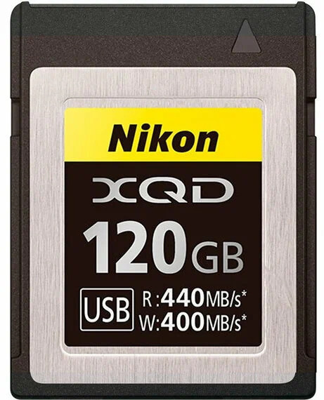 Карта памяти Nikon MC-XQ120G XQD 120Gb (440/400 MB/s)